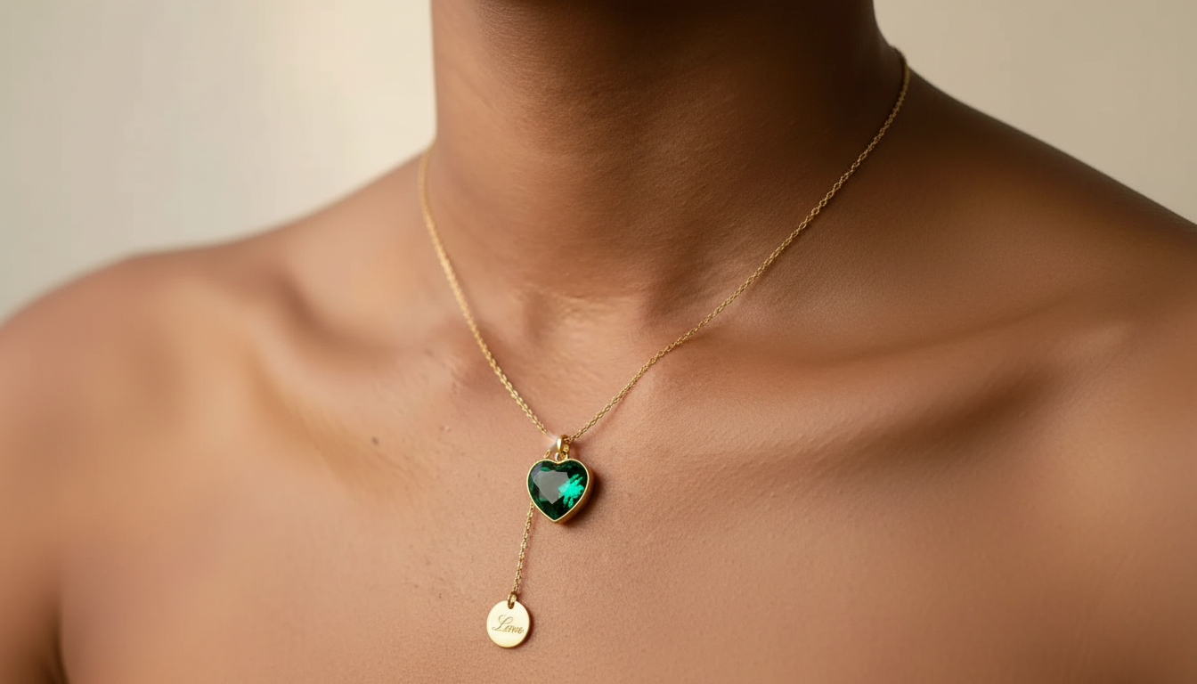 Emerald Love Necklace